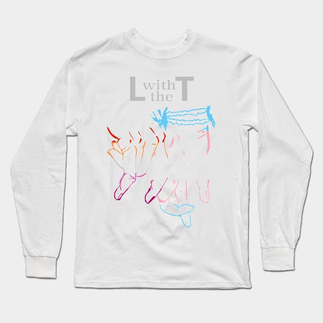 L with the T - Pride Solidarity Long Sleeve T-Shirt by georgiagoddard